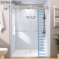 Frameless Double Sliding Shower, 69