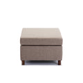 Single Movable Ottoman for Modular Sectional Sofa grey-wood-primary living