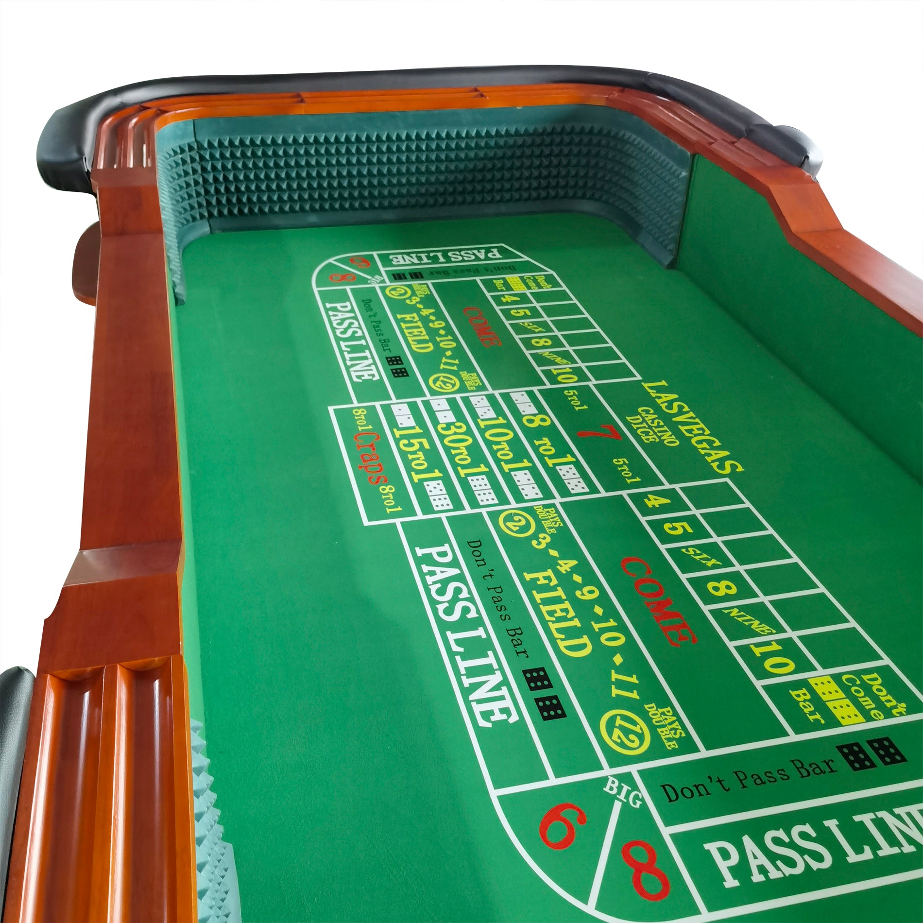 93" Classic Craps Dice Game Poker Table Green -