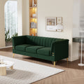 FX P82 GR sofa 82.67'' W Velvet Sofa, Mid Century Sofa green-velvet