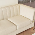 FX P82 BE sofa Modern Chenille Sofa, 82.67