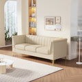 FX P82 BE sofa Modern Chenille Sofa, 82.67