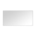 72in. W x 48in. H Metal Framed Bathroom Mirror for matte black-aluminium