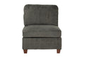 Living Room Furniture Gray Chenille Modular Sectional gray-chenille-wood-primary living space-cushion