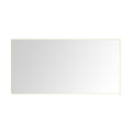 72in. W x 48in. H Metal Framed Bathroom Mirror for gold-aluminium