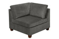 Living Room Furniture Gray Chenille Modular