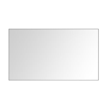 72in. W x 48in. H Metal Framed Bathroom Mirror for matte black-aluminium