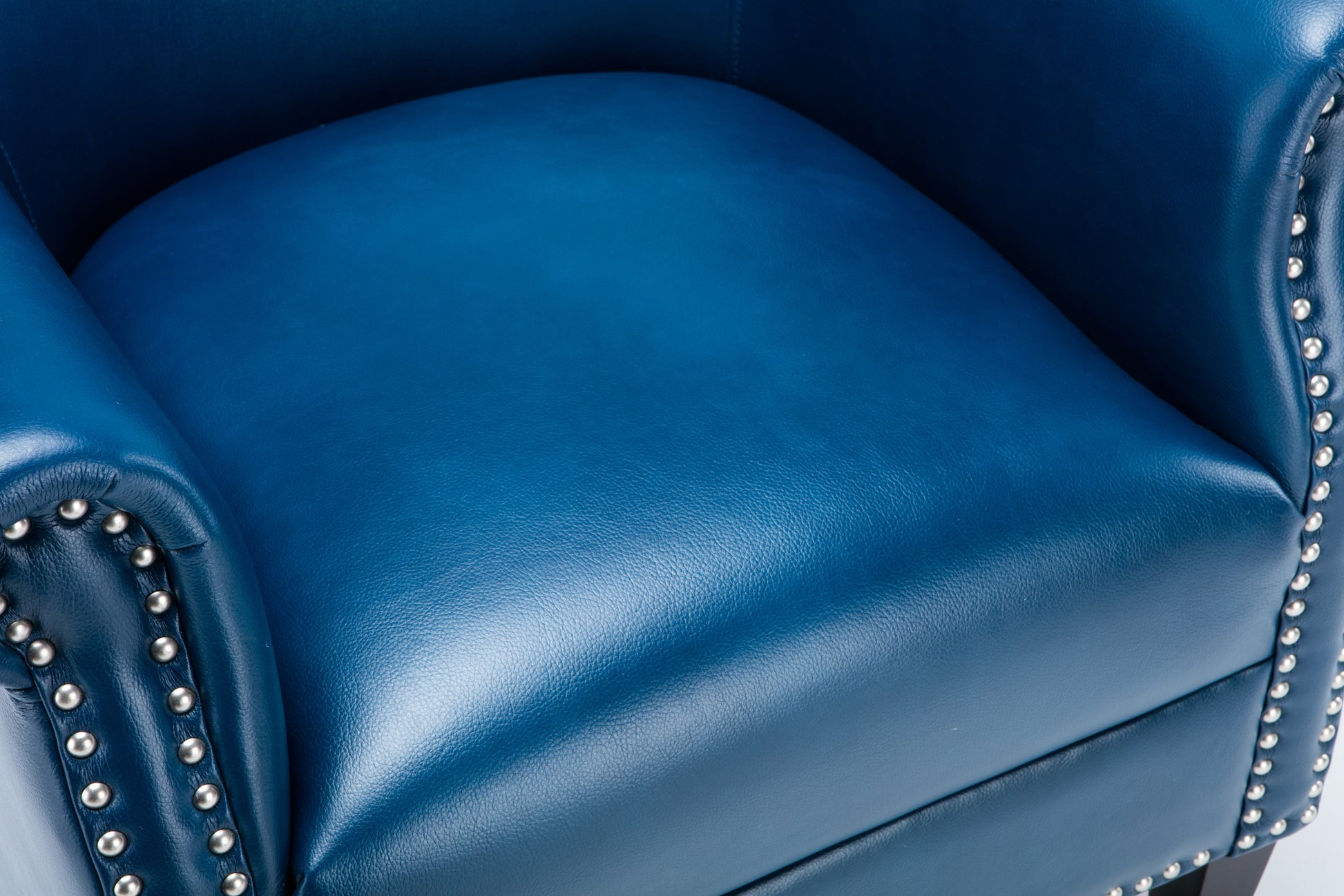 Hadley Navy Blue Club Chair navy blue-foam-polyester blend