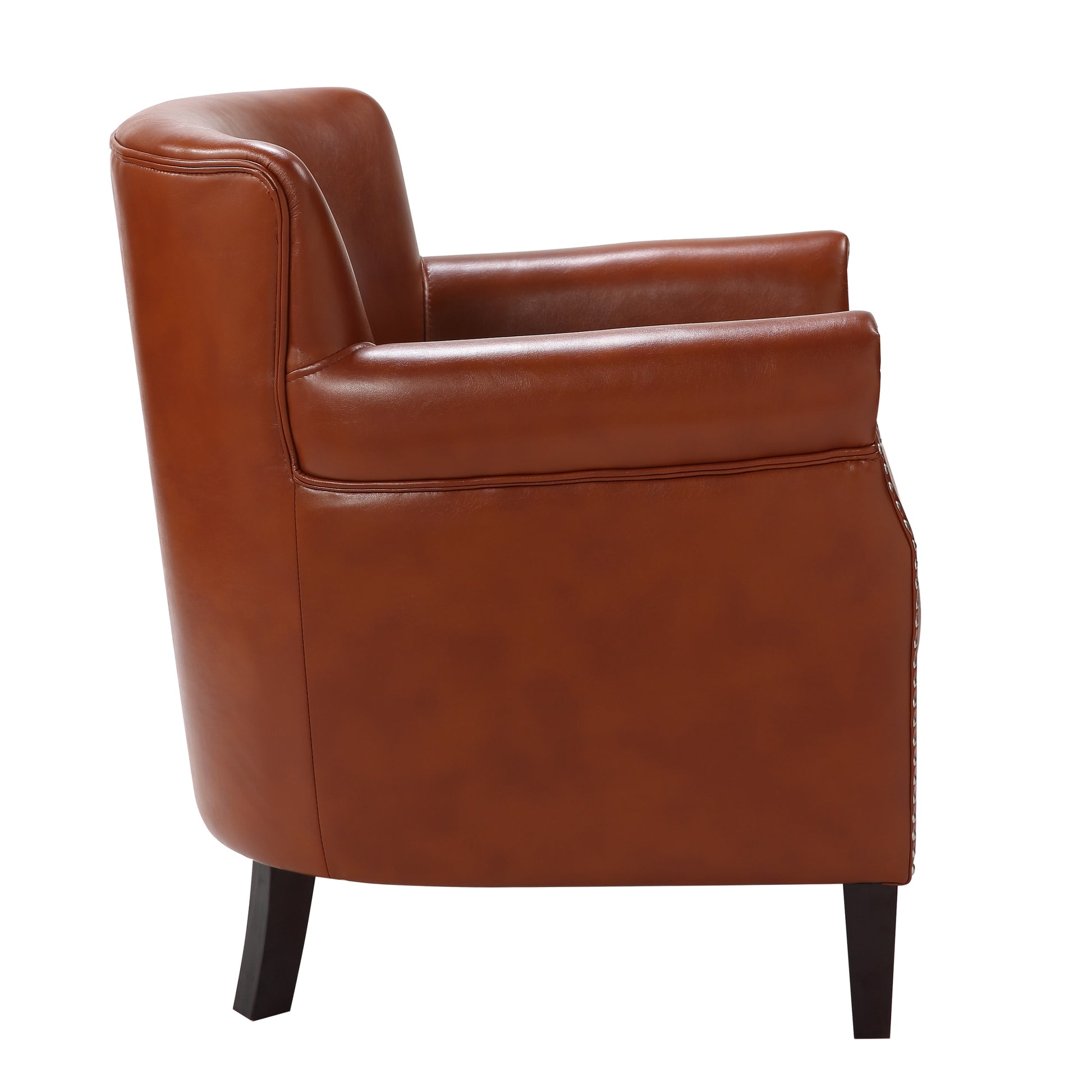 Hadley Caramel Club Chair caramel-foam-polyester blend