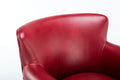 Hadley Red Club Chair red-foam-polyester blend