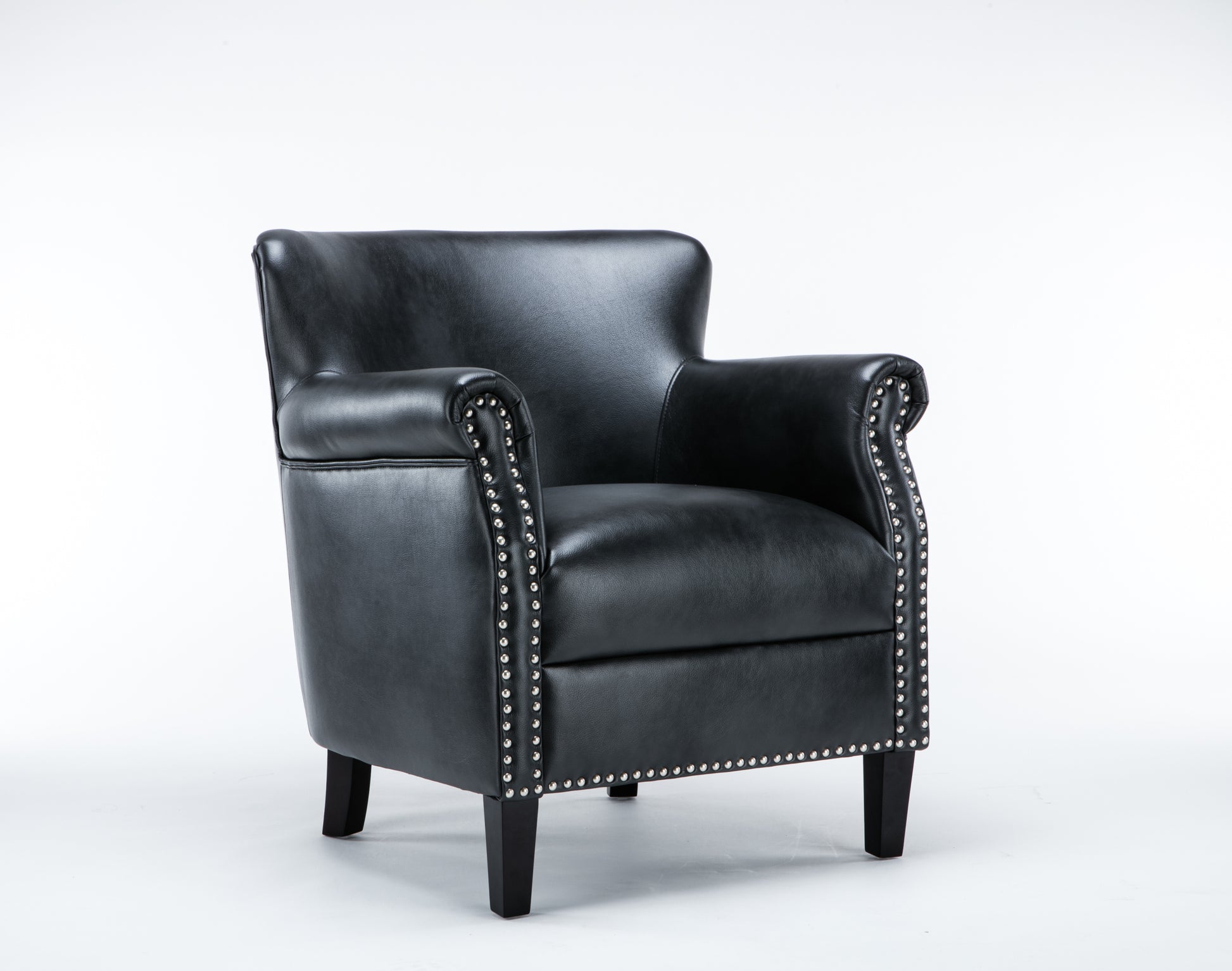 Hadley Charcoal Club Chair charcoal-foam-polyester blend