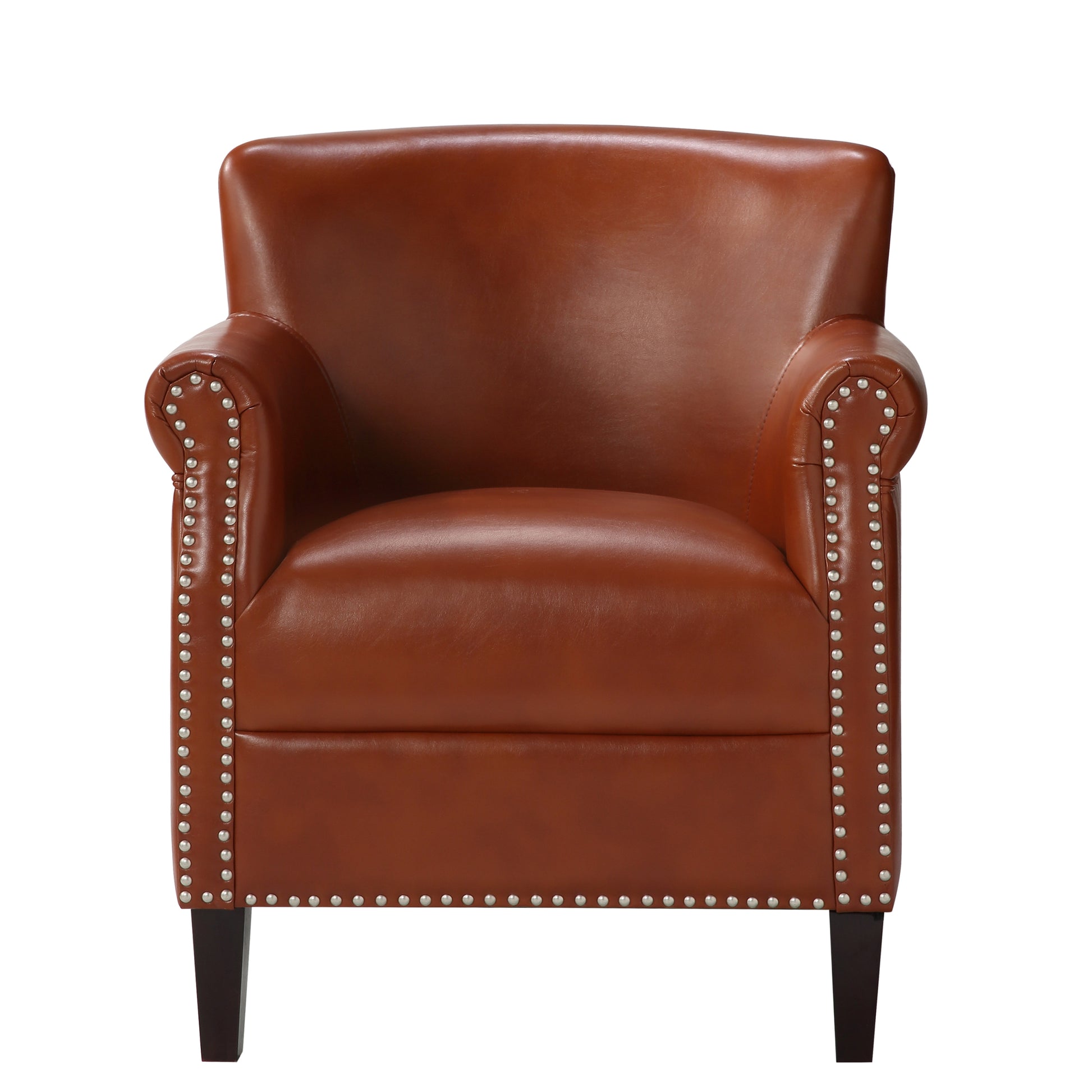 Hadley Caramel Club Chair caramel-foam-polyester blend