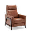 Madeline Push Back Recliner Caramel caramel-foam-polyester blend