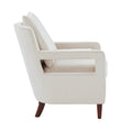 Alina Sea Oat Velvet Accent Arm Chair beige-foam-velvet