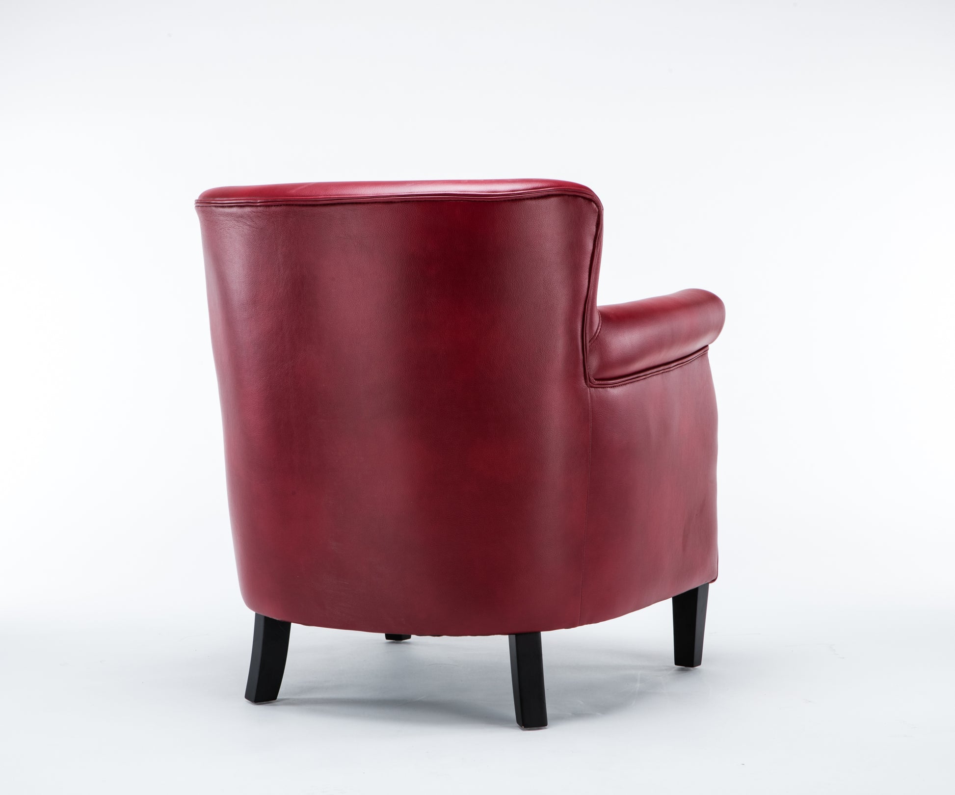 Hadley Red Club Chair red-foam-polyester blend