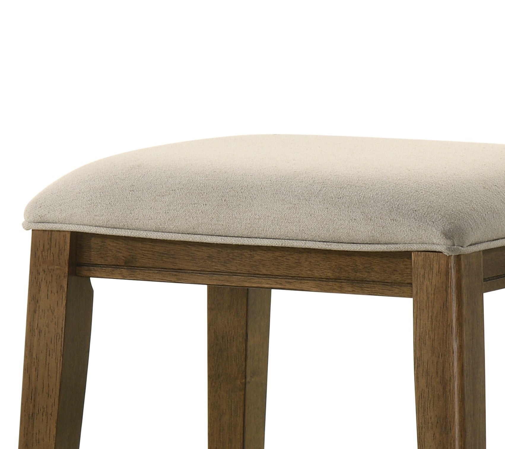 Sasha 17" Walnut Counter Height Stool with