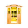 Four person Basswood Far infrared outdoor sauna