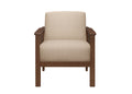 Durable Accent Chair 1pc Luxurious Brown Upholstery brown-primary living