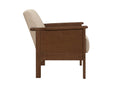 Durable Accent Chair 1pc Luxurious Brown Upholstery brown-primary living