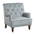 Luxurious Living Room Accent Chair 1pc Gray Velvet gray-primary living