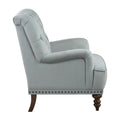 Luxurious Living Room Accent Chair 1pc Gray Velvet gray-primary living