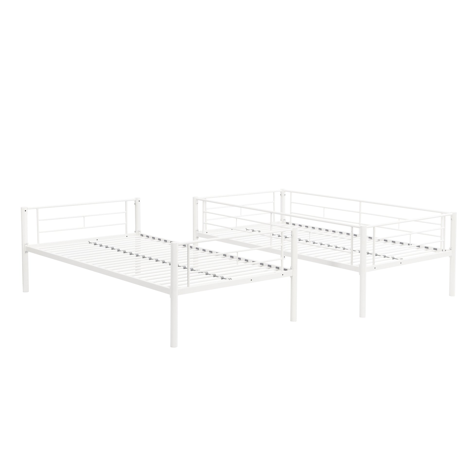 Twin Over Twin Metal Bunk Bed,Metal Structure