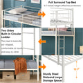 Twin Over Twin Metal Bunk Bed,Metal Structure