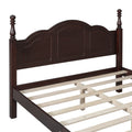 Full Size Wood Platform Bed Frame,Retro Style