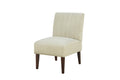 Stylish Comfortable Accent Chair 1pc Beige Fabric beige-primary living space-wood