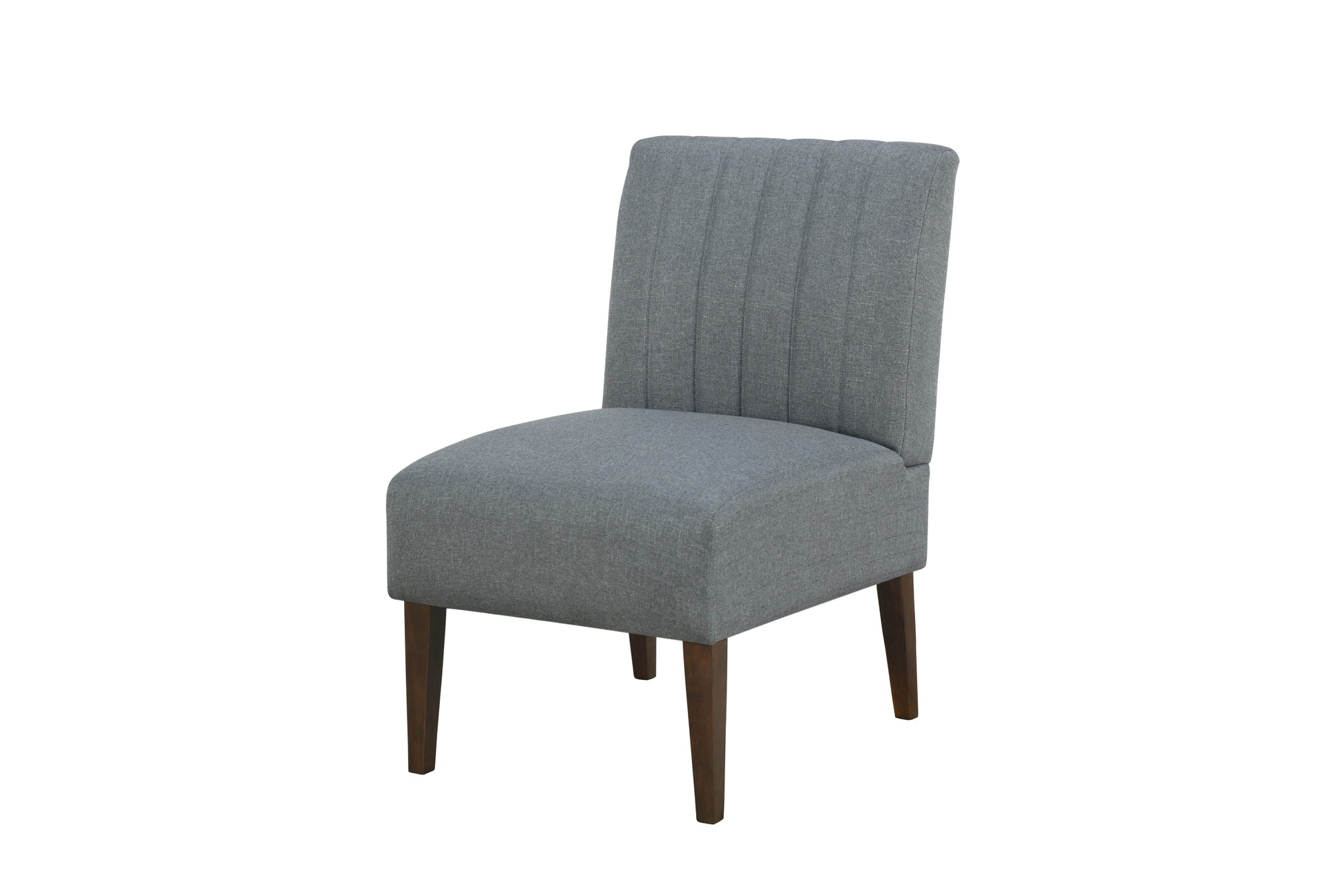 Stylish Comfortable Accent Chair 1pc Gray Fabric gray-primary living space-wood