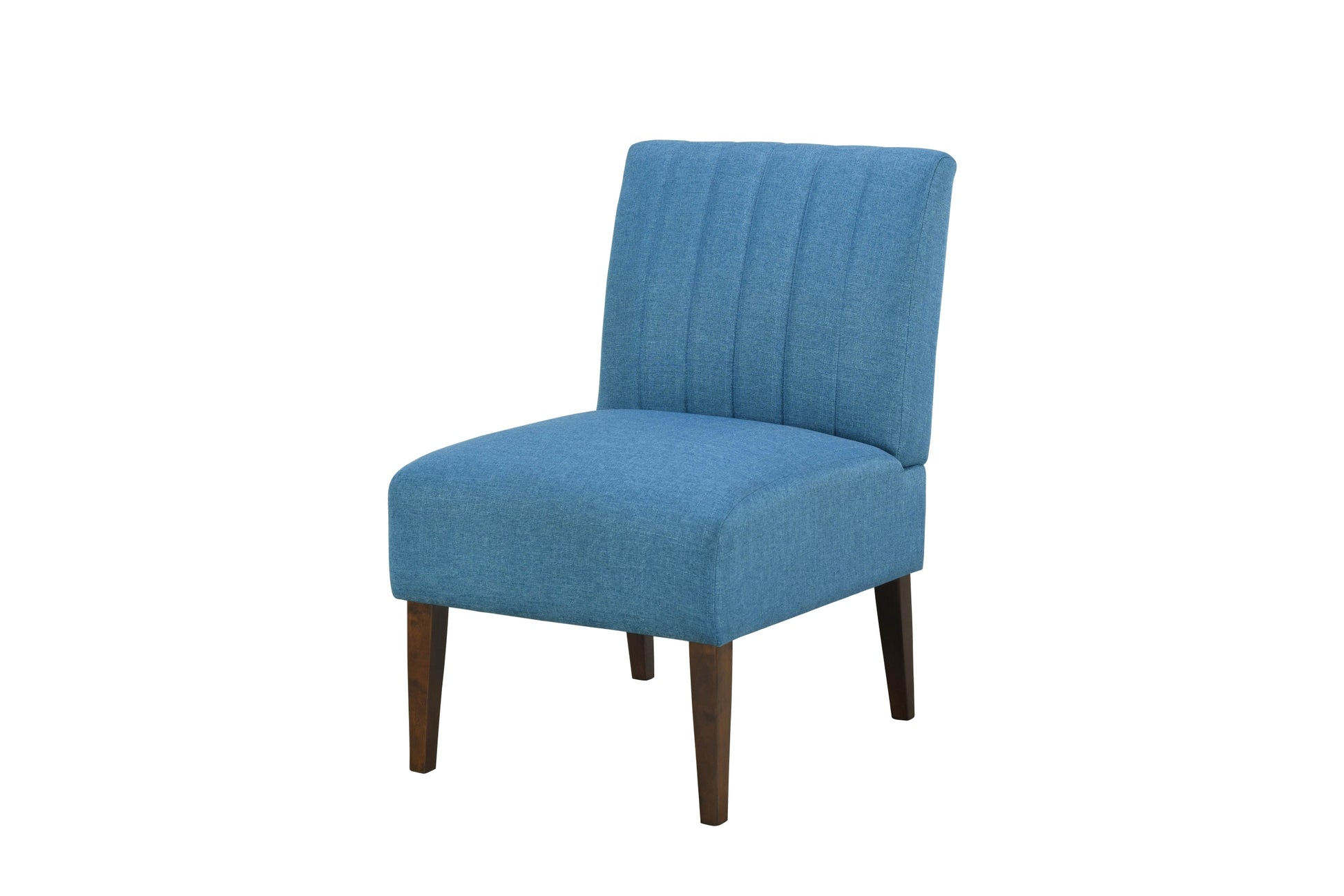 Stylish Comfortable Accent Chair 1pc Blue Fabric blue-primary living space-wood