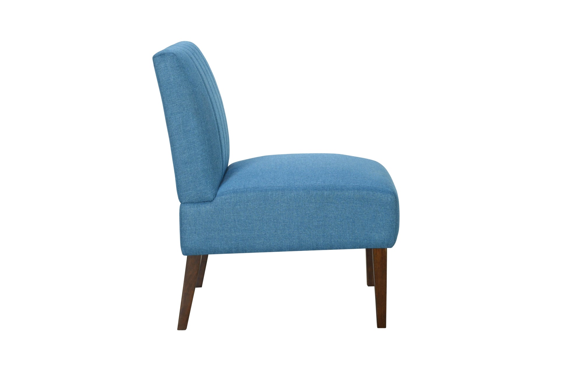 Stylish Comfortable Accent Chair 1pc Blue Fabric blue-primary living space-wood