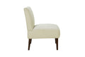 Stylish Comfortable Accent Chair 1pc Beige Fabric beige-primary living space-wood