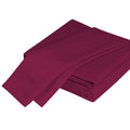 Luxurious Viscose from 100% Bamboo 4 Piece Sheet Set burgundy-bamboo