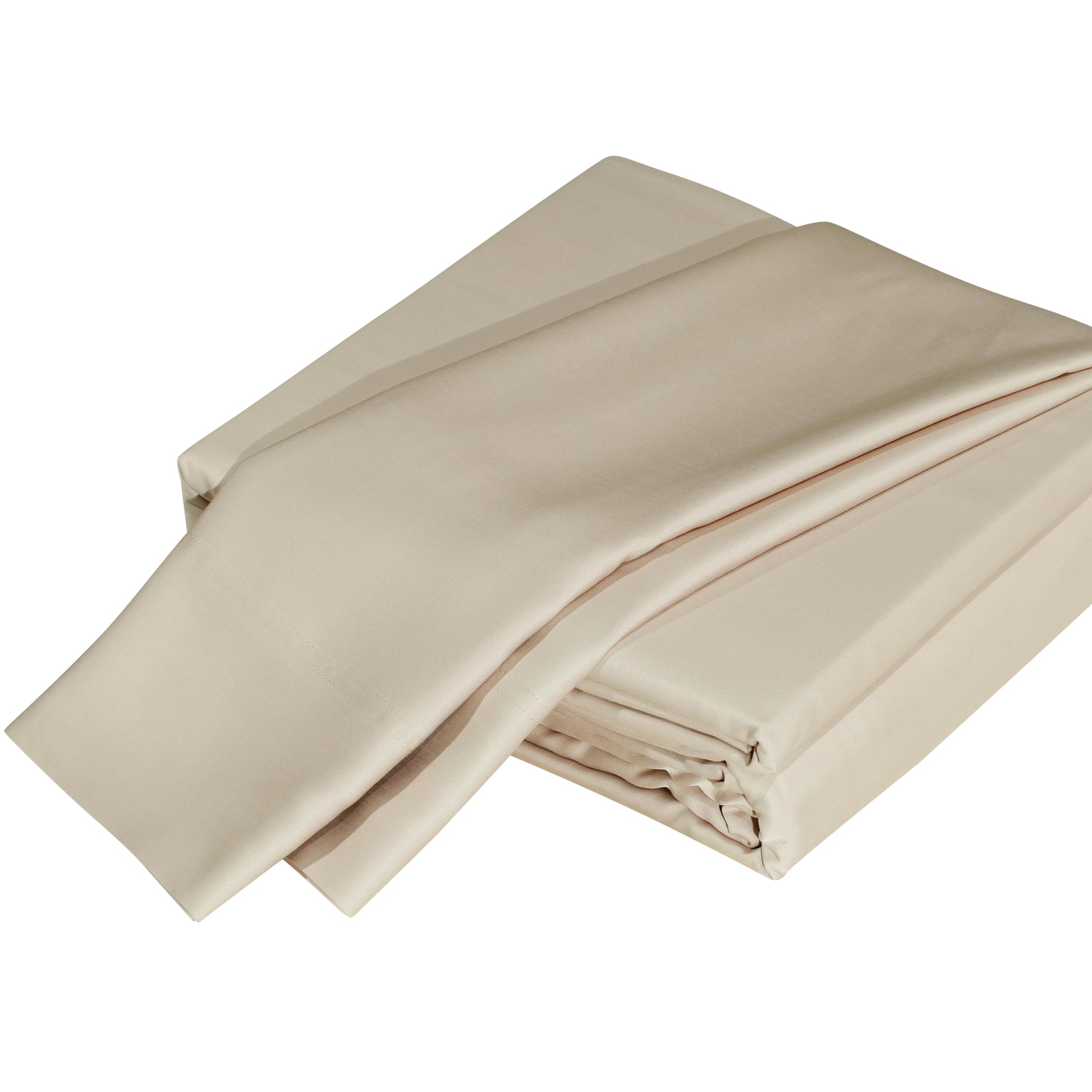 Luxurious Viscose from 100% Bamboo 3 Piece sheet Set light khaki+beige-bamboo