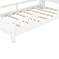 Wood Twin Size Platform Bed With Built In Led