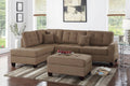 Modern Coffee Color 3pcs Sectional Living Room