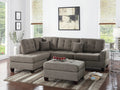 Modern Coffee Color 3pcs Sectional Living Room