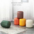 Soft Leather Makeup Stool, Bedroom Light