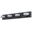 LED Modern Black 4 Light Vanity Lights Fixtures Over black-modern-acrylic-iron