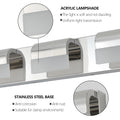 Bathroom Vanity Lighting 3 Light LED Vanity Lights chrome-modern-acrylic-stainless steel