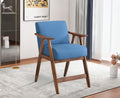 Contemporary Design 1pc Counter Height Chair Stylish blue-dining room-contemporary-wood