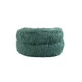 COOLMORE Bean Bag Chair Faux fur Lazy Sofa Footstool mint green-plush