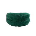 COOLMORE Bean Bag Chair Faux fur Lazy Sofa Footstool emerald-plush