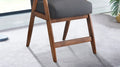 Contemporary Design 1pc Counter Height Chair Stylish dark gray-dining room-contemporary-wood