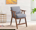 Contemporary Design 1pc Counter Height Chair Stylish gray-dining room-contemporary-wood