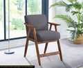 Contemporary Design 1pc Counter Height Chair Stylish dark gray-dining room-contemporary-wood