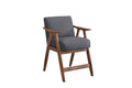 Contemporary Design 1pc Counter Height Chair Stylish dark gray-dining room-contemporary-wood