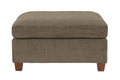 Living Room Furniture Tan Chenille Modular Sectional tan-chenille-wood-primary living space-cushion