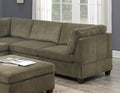 Living Room Furniture Tan Chenille Modular Sectional tan-chenille-wood-primary living space-cushion